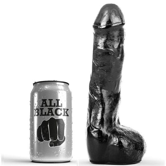 ALL BLACK - REALISTISK ANAL 20 CM