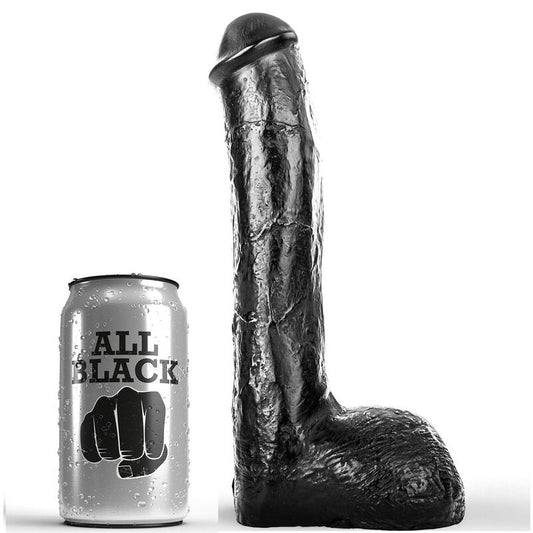 ALL BLACK - REALISTISK ANAL 23 CM
