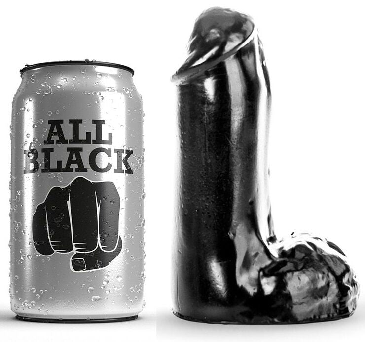 ALL BLACK - DILDO REALISTIC 13 CM - Kink&Play