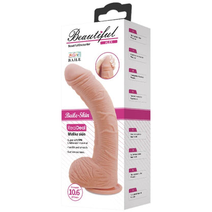 BAILE - ALEX REALISTISK HUDDILDO 27 CM