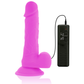 DIVERSIA - FLEXIBEL VIBRERANDE DILDO LILA 20,5 CM -O- 4,2 CM