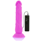 DIVERSIA - FLEXIBEL VIBRERANDE DILDO LILA 21 CM -O- 4,9 CM