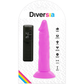 DIVERSIA - FLEXIBEL VIBRERANDE DILDO LILA 23 CM -O- 4,3 CM