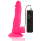 DIVERSIA - FLEXIBEL VIBRERANDE DILDO ROSA 18 CM -O- 4 CM