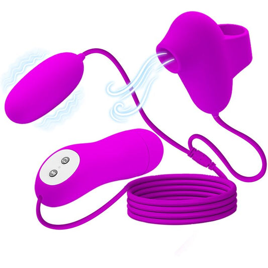 PRETTY LOVE - VIBRATING BULLET AND SUCTION CUP