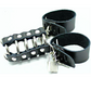 OHMAMA FETISH - PENIS CAGE WITH METAL RINGS AND LEATHER STRAPS