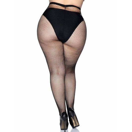 LEG AVENUE - NÄTSTRUMPBYXOR PLUS SIZE