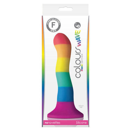 PRIDE - HBTQ-FLAGGA DILDO VÅG 17 CM