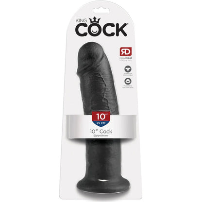 KING COCK - 10 DILDO BLACK 25 CM - Kink&Play