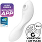 SATISFYER - CURVY TRINITY 5 LUFTPULSSTIMULATOR &amp; VIBRATOR-APP VIT