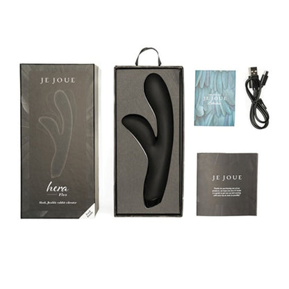 JE JOUE - HERA FLEX RABBIT VIBRATOR - SVART