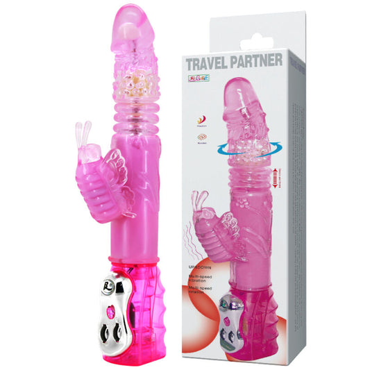 BAILE - RESEKAMRAT UPP & NER ROTATOR RABBIT ROSA