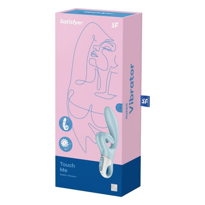 SATISFYER - TOUCH ME RABBIT VIBRATION BLÅ