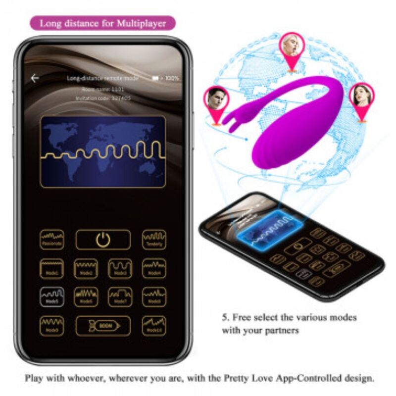 PRETTY LOVE - CATALINA MASSAGER GRATIS APP LILAC
