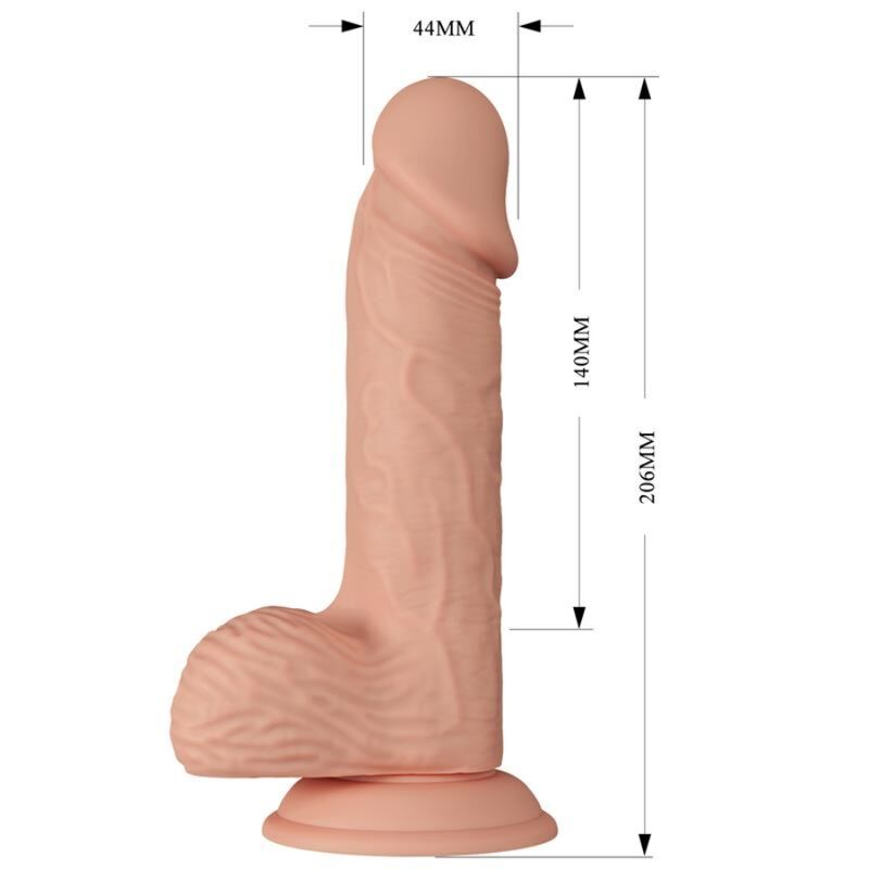 BAILE - BEAUTIFUL ENCOUNTER CATOBLEPAS FLEXIBEL REALISTISK DILDO 20,6 CM NATURLIG