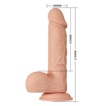 BAILE - BEAUTIFUL ENCOUNTER BAHAMUT FLEXIBEL REALISTISK DILDO 21,8 CM NATURLIG