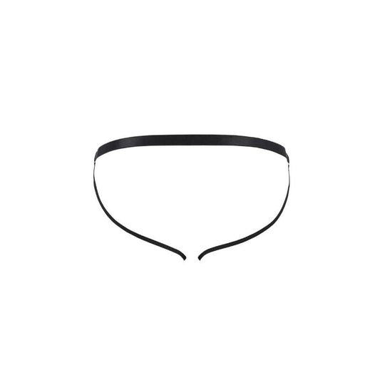 PASSION - 034 SLIP ÖPPNA LUKE SVART L/XL