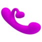 PRETTY LOVE - SINCERE VIBRATOR AND CLITORAL STIMULATING WAVES PURPLE SILICONE