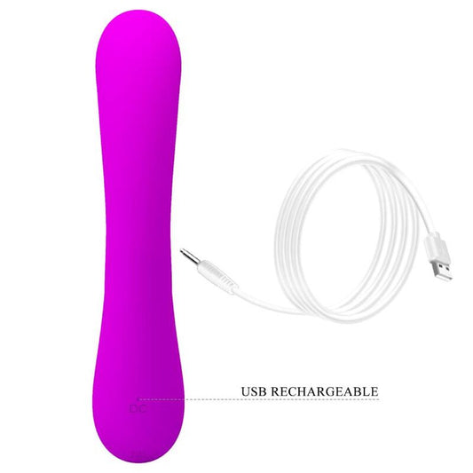 PRETTY LOVE - SINCERE VIBRATOR AND CLITORAL STIMULATING WAVES PURPLE SILICONE