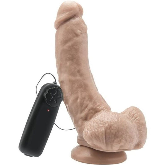 GET REAL - DILDO 20,5 CM MED PULLVIBRATORSKIN
