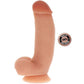 GET REAL - SILIKONDILDO 18 CM MED BOLLAR I HUD