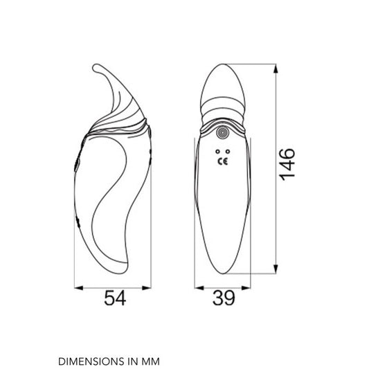 ZALO - HERO PULSE VÅGMASSAGEAPPARAT RÖD