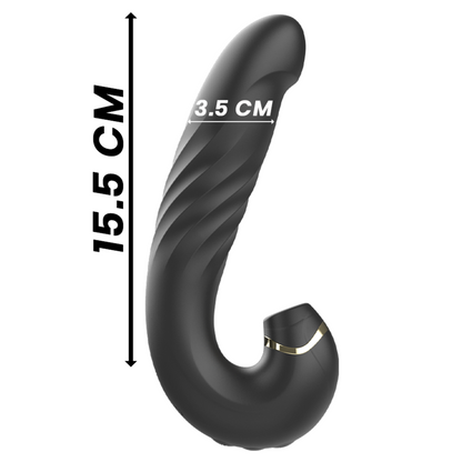 IBIZA - KLIPPA UPP & NER + VIBRATOR + KLITORISSUG