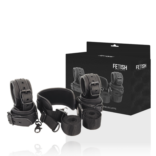 FETISCH UNDERGÅENDE - MASTERPOSITION MED 4 NOPRENFODRAD HANDBOJOR