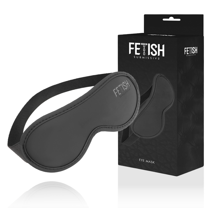 FETISH SUBMISSIVE - VEGAN LEATHER MASK II WITH NOPRENE LINING - Kink&Play
