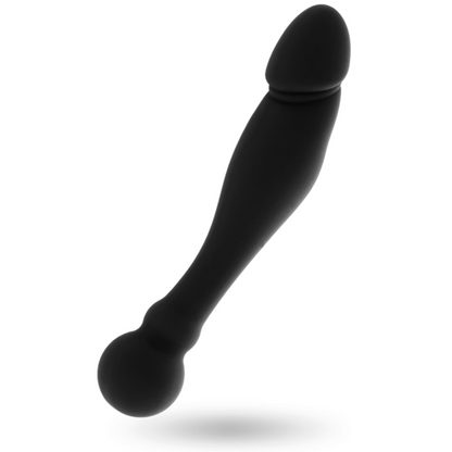 SVART & SILVER - KARL G-PUNKTSSTIMULERANDE DILDO 18 CM
