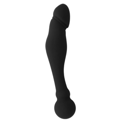 SVART & SILVER - KARL G-PUNKTSSTIMULERANDE DILDO 18 CM