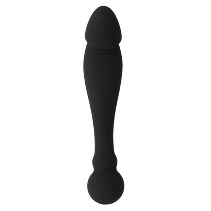 SVART & SILVER - KARL G-PUNKTSSTIMULERANDE DILDO 18 CM