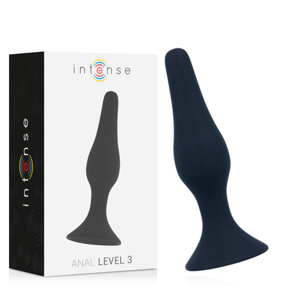 INTENSE - ANAL LEVEL 3 12.5CM BLACK - Kink&Play