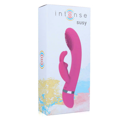 INTENSE - SUSY OSCILLATING VIBRATOR SILICON RABBIT PINK - Kink&Play