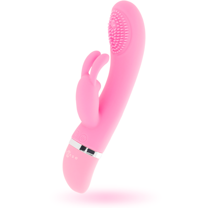 INTENSE - SUSY OSCILLATING VIBRATOR SILICON RABBIT PINK - Kink&Play