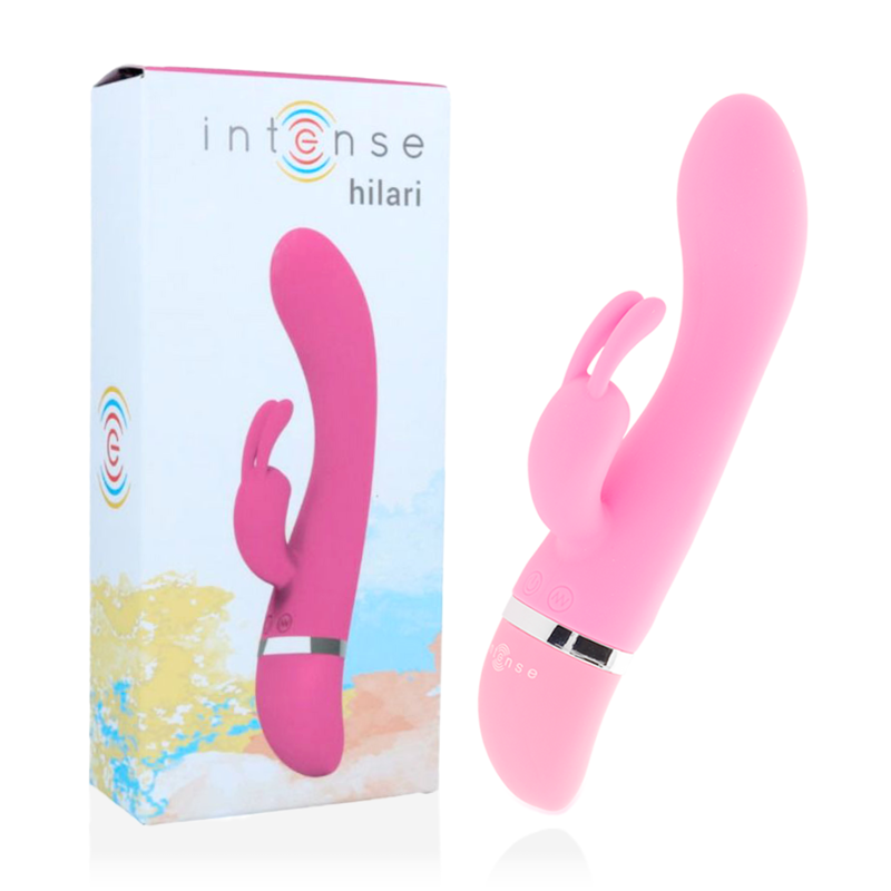 INTENSE - HILARI PINK SILICON LUXE VIBRATOR - Kink&Play