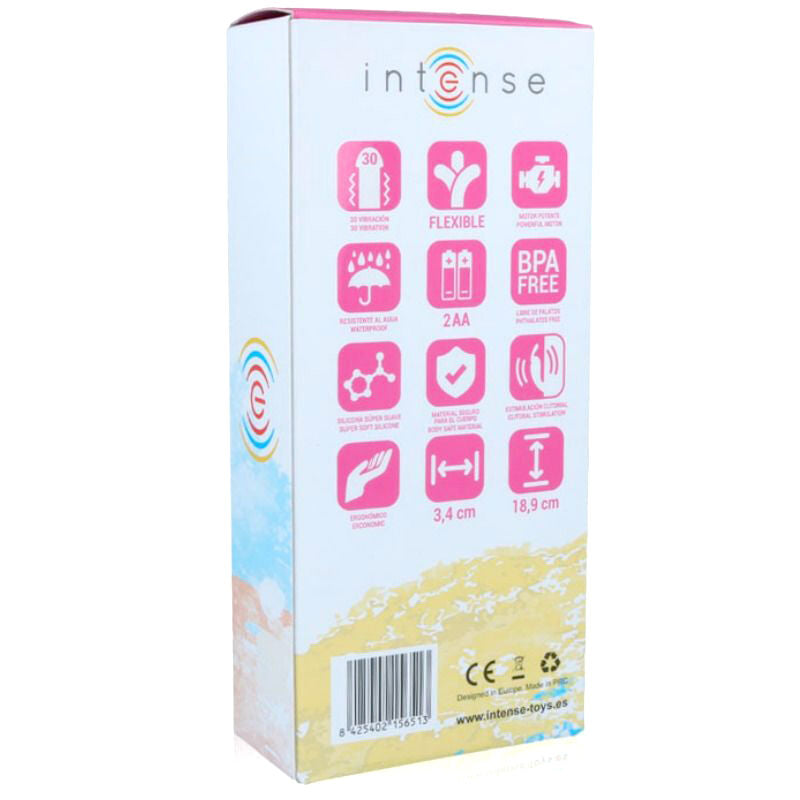 INTENSE - HILARI PINK SILICON LUXE VIBRATOR - Kink&Play