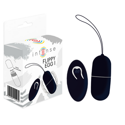 INTENSE - FLIPPY I VIBRATING EGG WITH REMOTE CONTROL BLACK - Kink&Play