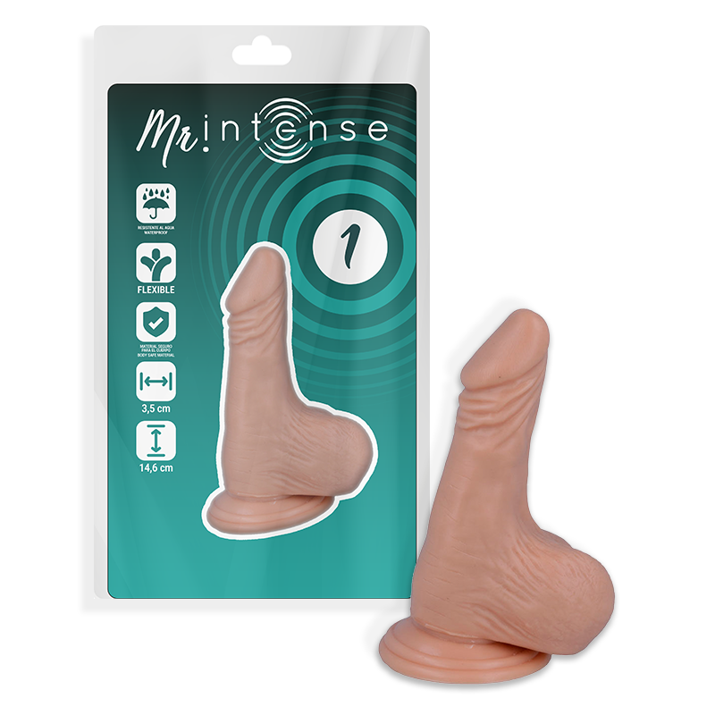 MR INTENSE - 1 REALISTIC COCK 14.6 CM -O- 3.5 CM - Kink&Play