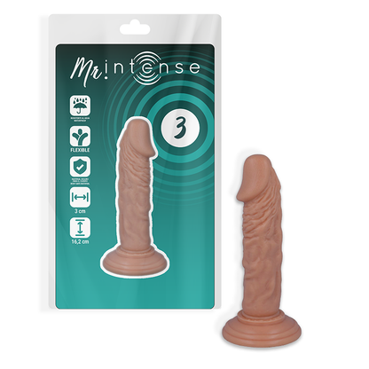 MR INTENSE - 3 REALISTISKA PENISAR 16,2 CM -O- 3 CM