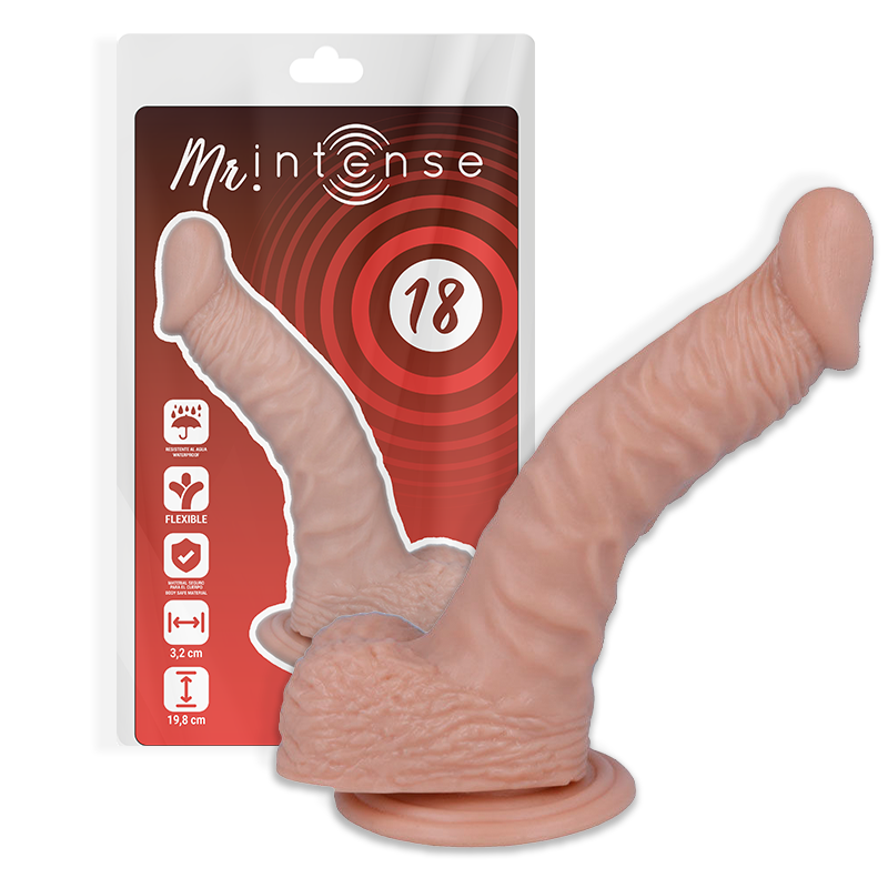 MR INTENSE - 18 REALISTIC COCK 19.8 CM -O- 3.2 CM - Kink&Play