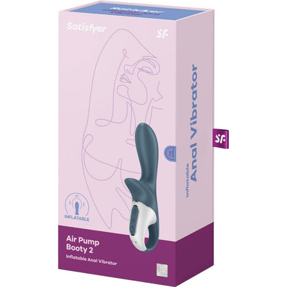 SATISFYER - LUFTPUMP BOOTY 2 MÖRKGRÅ
