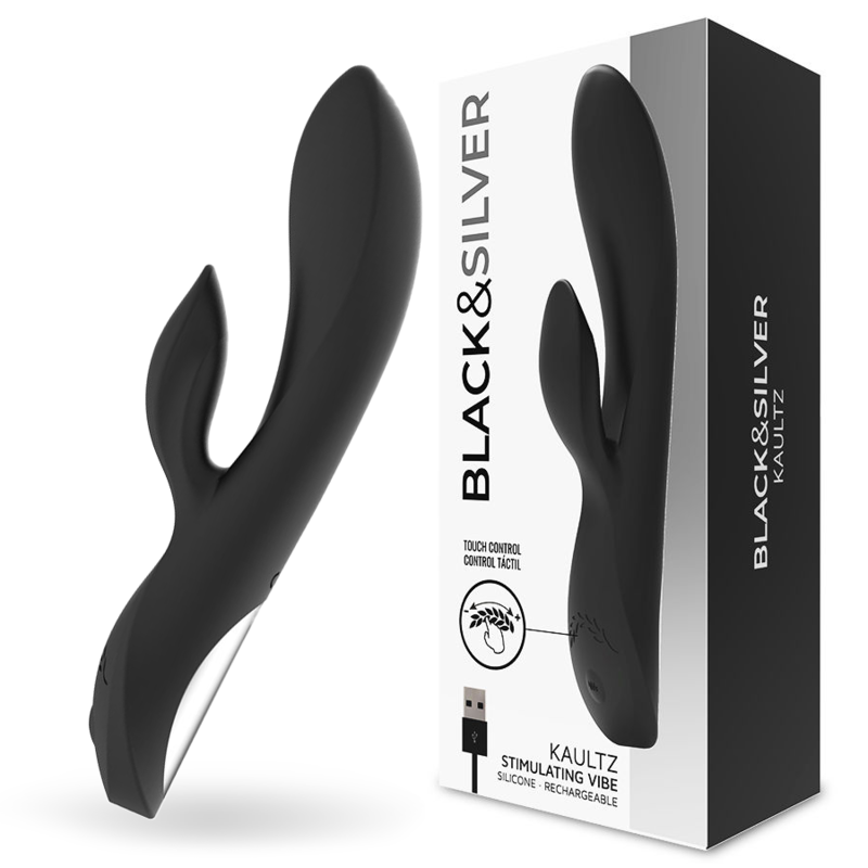 SVART & SILVER - KAULTZ BERÖRINGSKONTROLLERAD VIBRATOR
