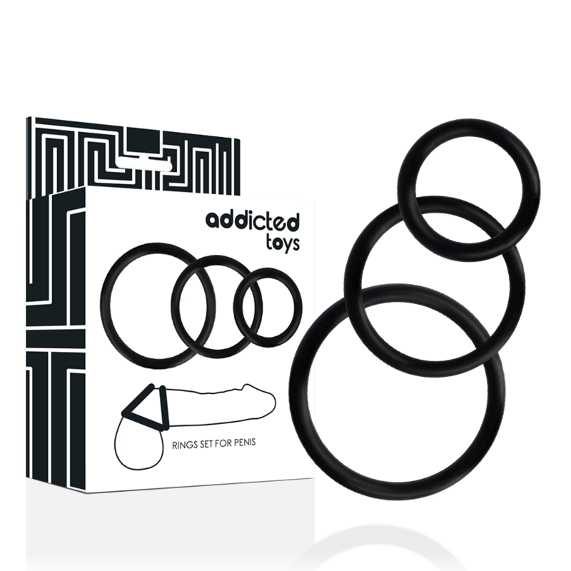 ADDICTED TOYS – KUKRINGSETT SVART