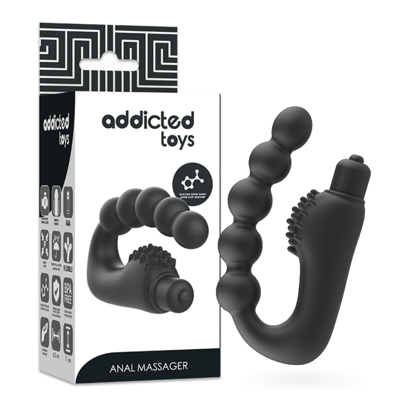 ADDICTED TOYS - ANAL MASSAGEAPPARAT FÖR PROSTATA MED VIBRATION