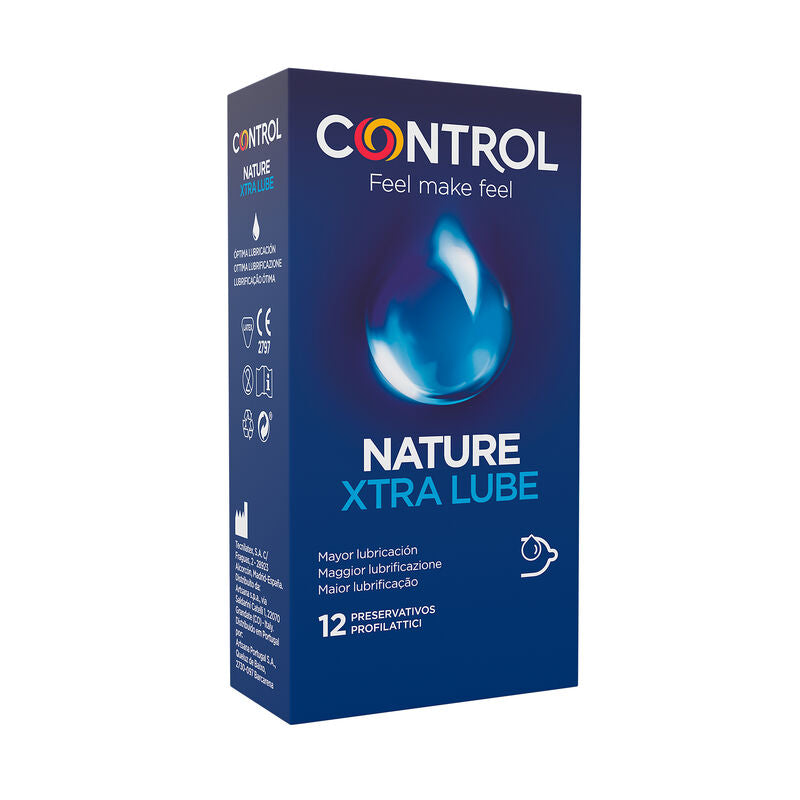 CONTROL - ADAPTA NATURE EXTRALUBE CONDOMS 12 UNITS - Kink&Play