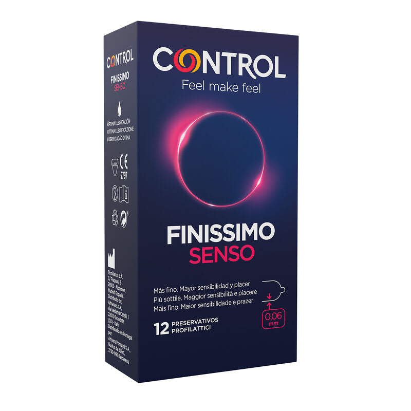 CONTROL - ADAPTA SENSO CONDOMS 12 UNITS - Kink&Play