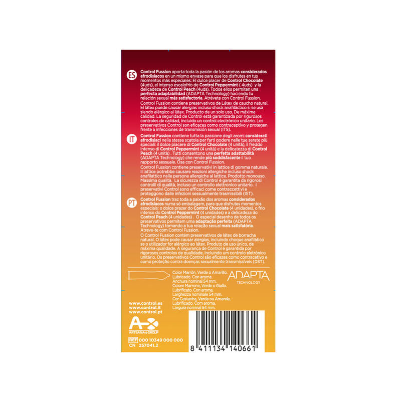 CONTROL - FUSSION KONDOMER 12 ENHETER
