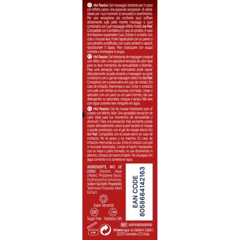 CONTROL - HOT PASSION 3-I-1 GEL 200 ML