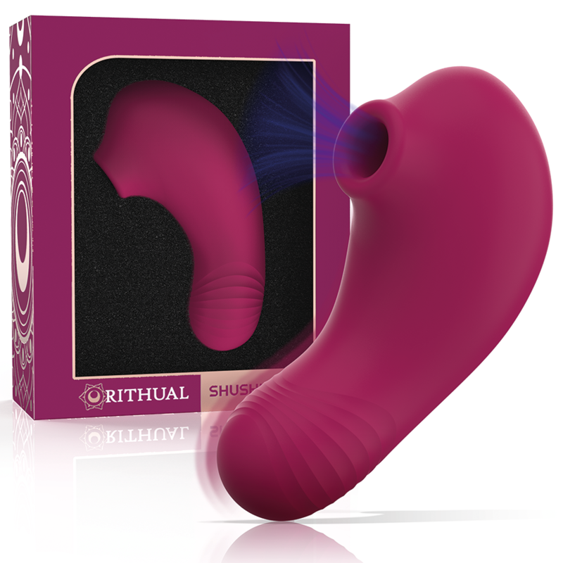 RITHUAL - SHUSHU PRO KLITORISSTIMULATOR FÖR FICKAN MED 2 KRAFTFULLA ORKIDÉMOTORER